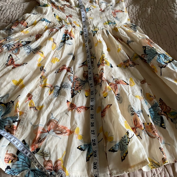 Gorgeous VTG Nanette Lepore Butterfly Corset Cotton Dress - Picture 13 of 15